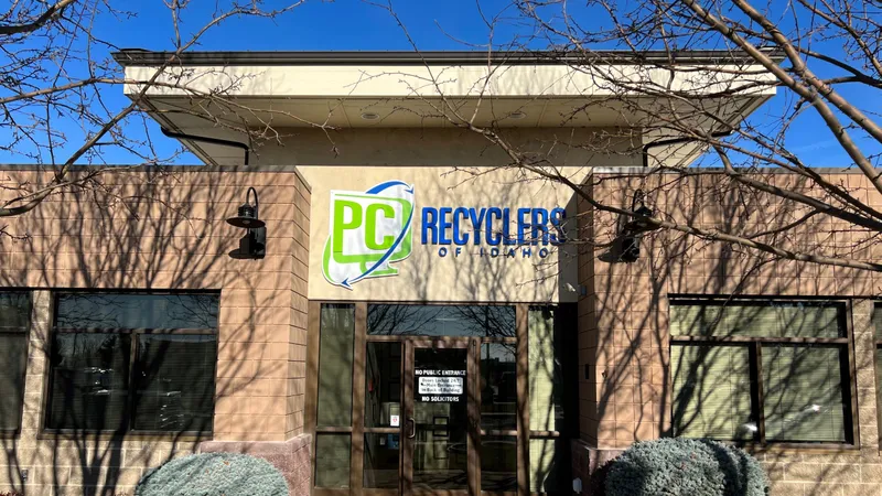 The PC Recyclers of Idaho storefront in Meridian, Idaho